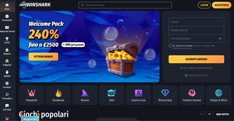 Winshark Homepage