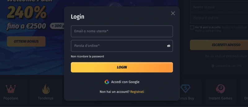Winshark Login